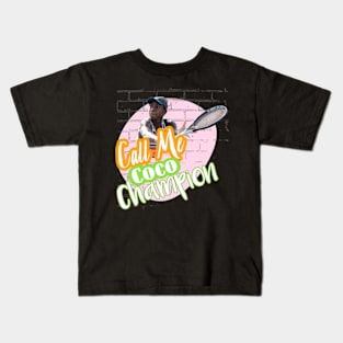 Coco gauff Kids T-Shirt